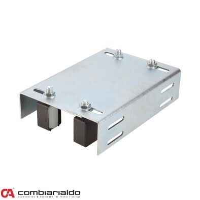 C462G Horní vedení brány Combi Arialdo, 4 vodící nylonové kladky 40 x 60 mm, M16